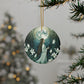 Moon Maiden & White Lily Enchanted Forest Ornament