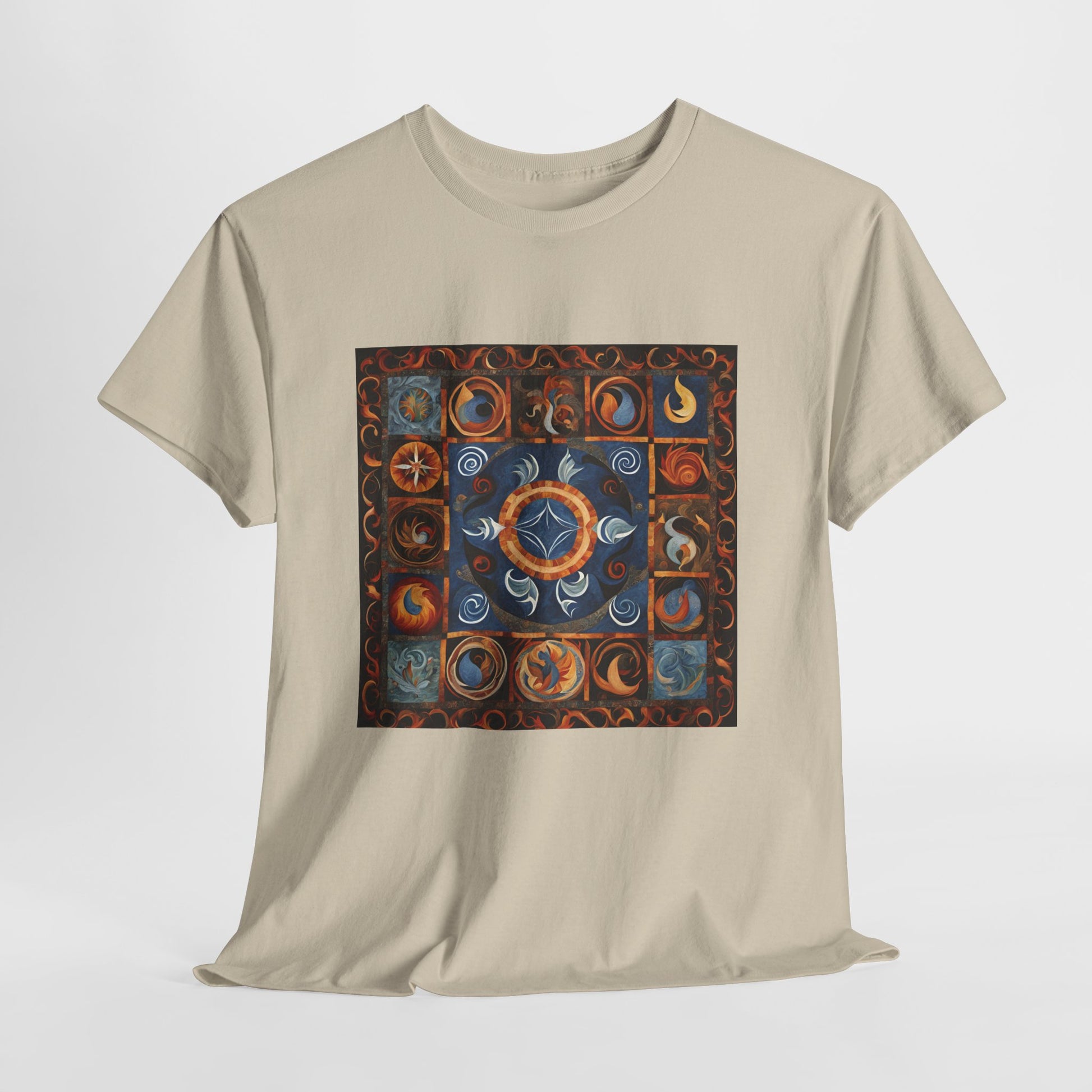 Mystical Elements Bohemian Style Shirt, Nature Lover Gift, Astrology Tee, Spiritual Apparel, Perfect for Festivals - Divine Mystic Moons