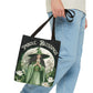 Imbolc Blessings Tote Bag, Wiccan Gift, Witchy Style Bag, Green Witch Shopping Tote, Wheel of the Year, Blessed Be - Divine Mystic Moons