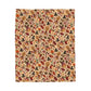 Samhain Turnip Lantern Velveteen Plush Blanket – Lightweight Autumn Harvest Throw - Divine Mystic Moons