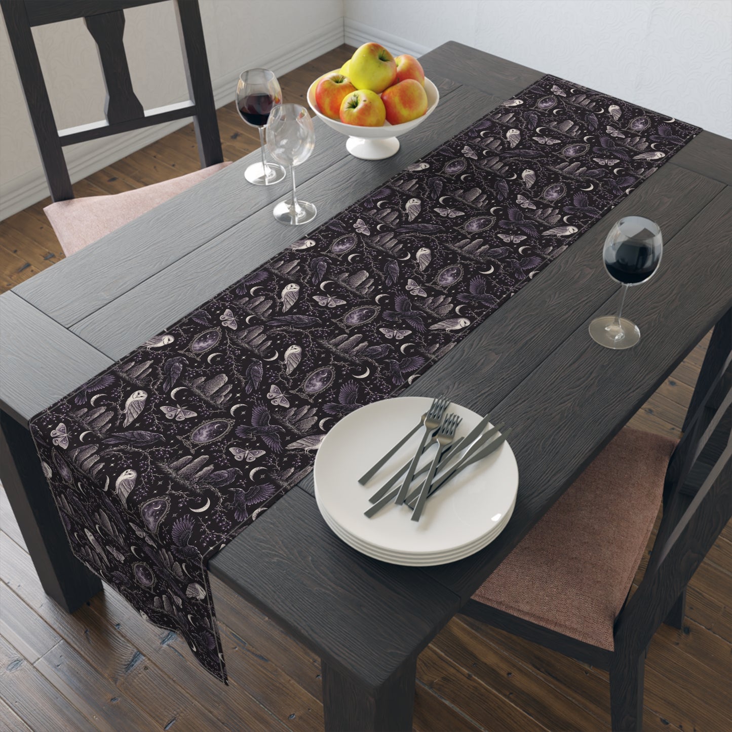 Midnight Raven Table Runner