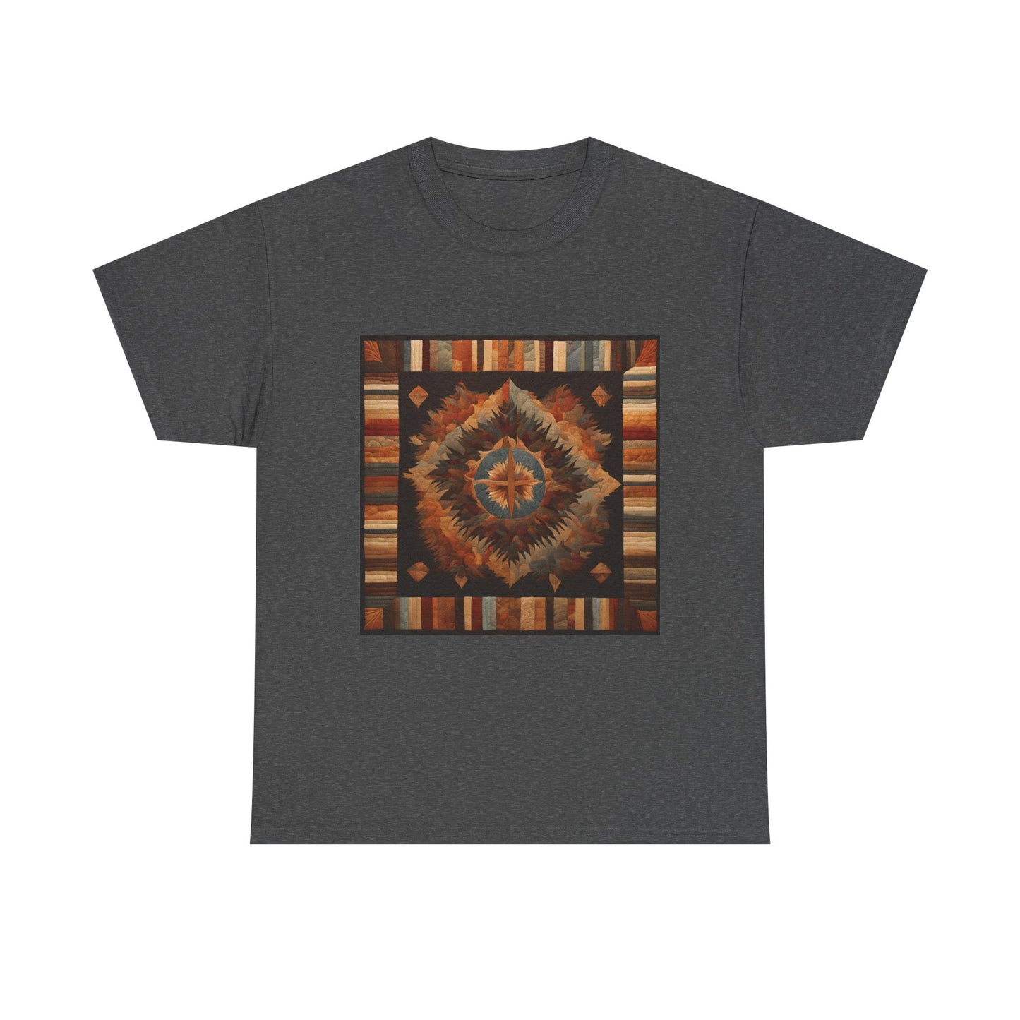 Bohemian Style Unisex Heavy Cotton Tee - Cozy Everyday Wear, Perfect for Festivals, Casual Outings, Nature Lovers, and Gift Ideas - Divine Mystic Moons