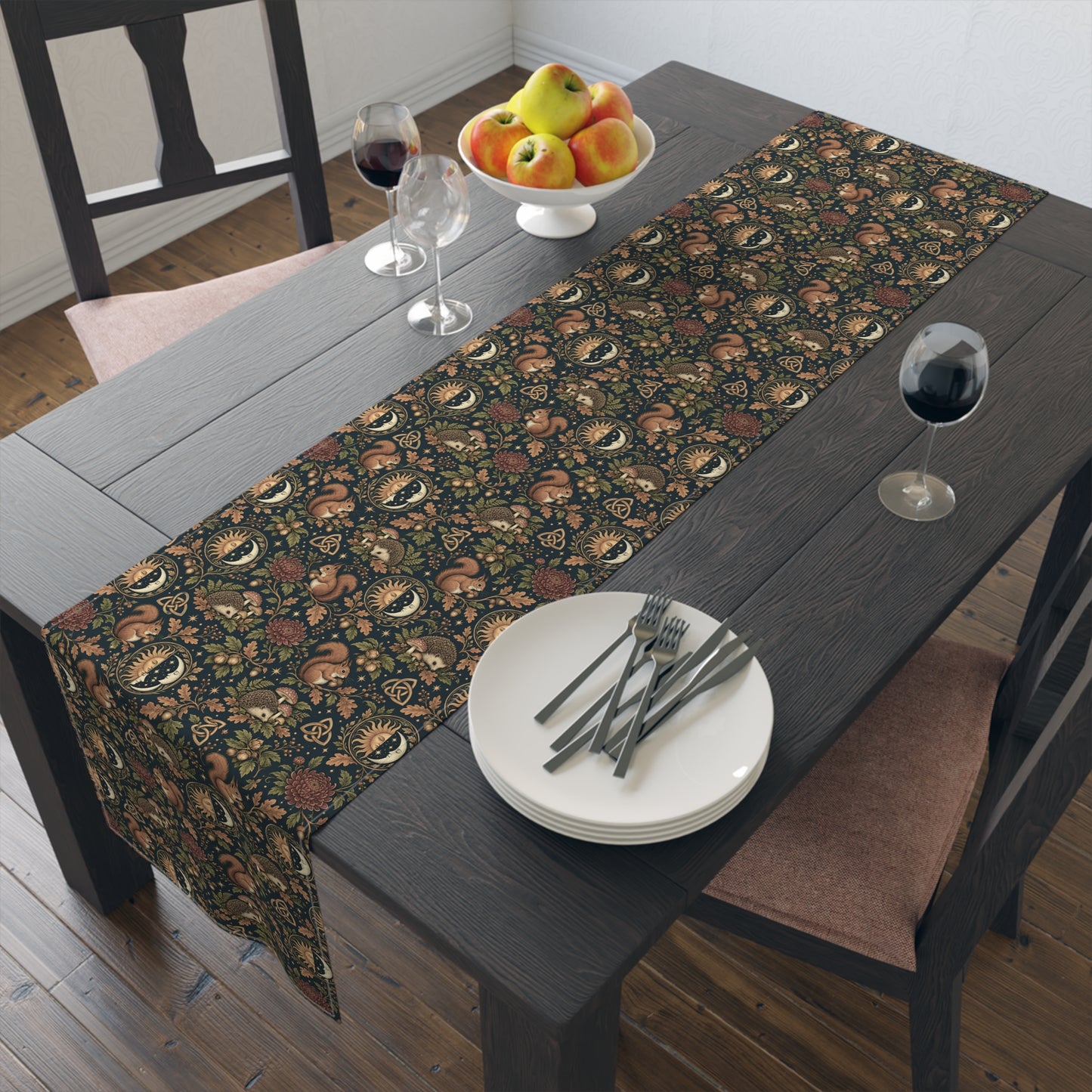 Autumn Woodland Table Runner