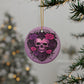 Purple Skull and Roses Holiday Ornament Alter Decor Home Decoration (1pc, 3pcs, 5pcs, 10pcs) - Divine Mystic Moons