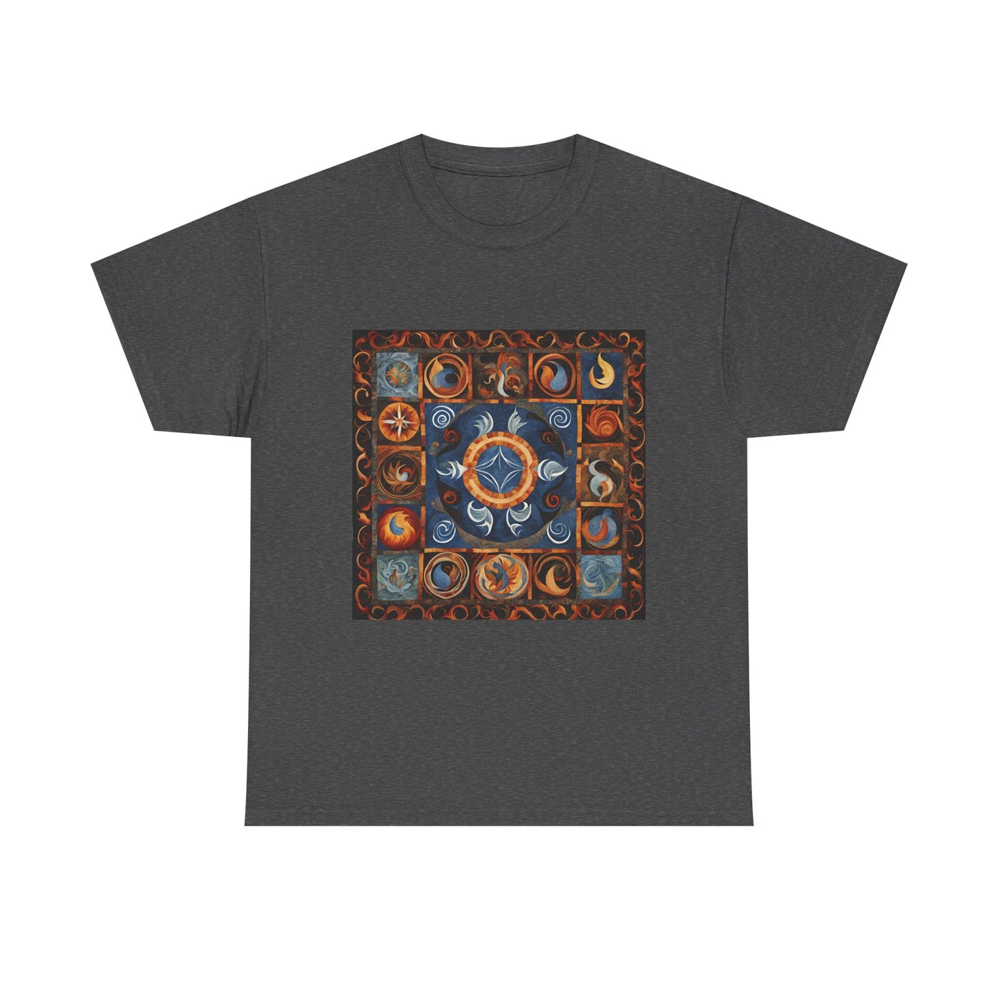 Mystical Elements Bohemian Style Shirt, Nature Lover Gift, Astrology Tee, Spiritual Apparel, Perfect for Festivals - Divine Mystic Moons