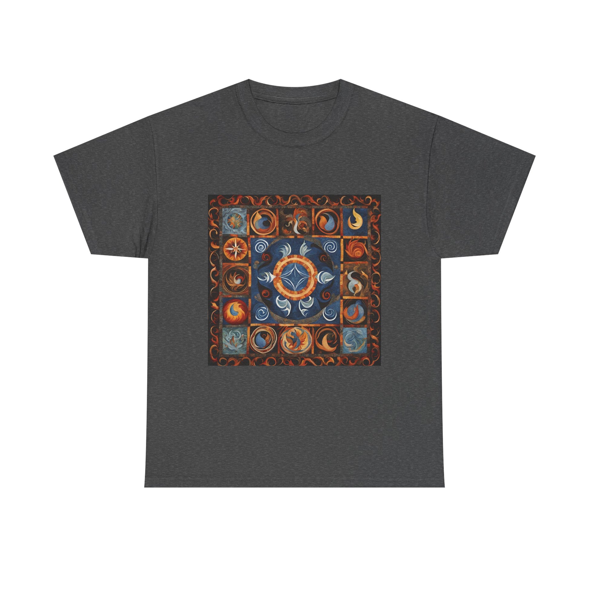 Mystical Elements Bohemian Style Shirt, Nature Lover Gift, Astrology Tee, Spiritual Apparel, Perfect for Festivals - Divine Mystic Moons