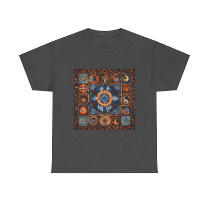 Mystical Elements Bohemian Style Shirt, Nature Lover Gift, Astrology Tee, Spiritual Apparel, Perfect for Festivals - Divine Mystic Moons