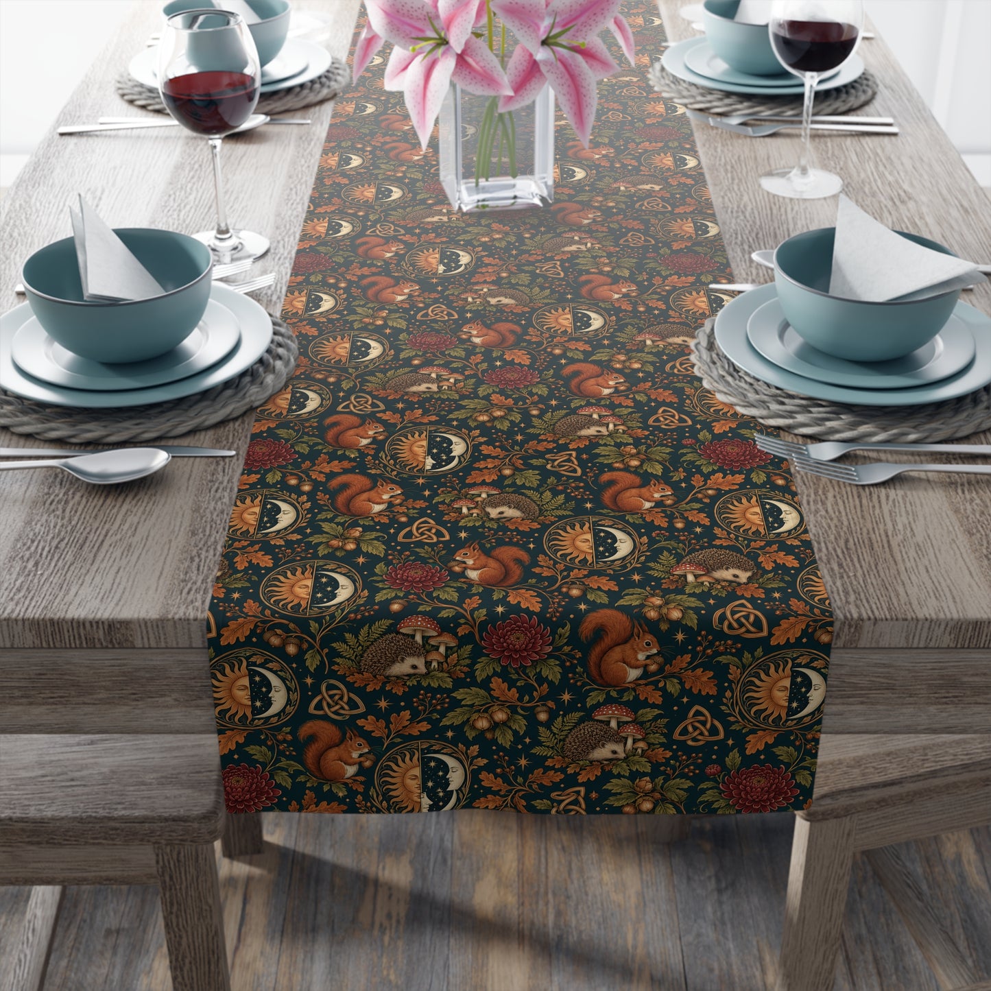 Autumn Woodland Table Runner