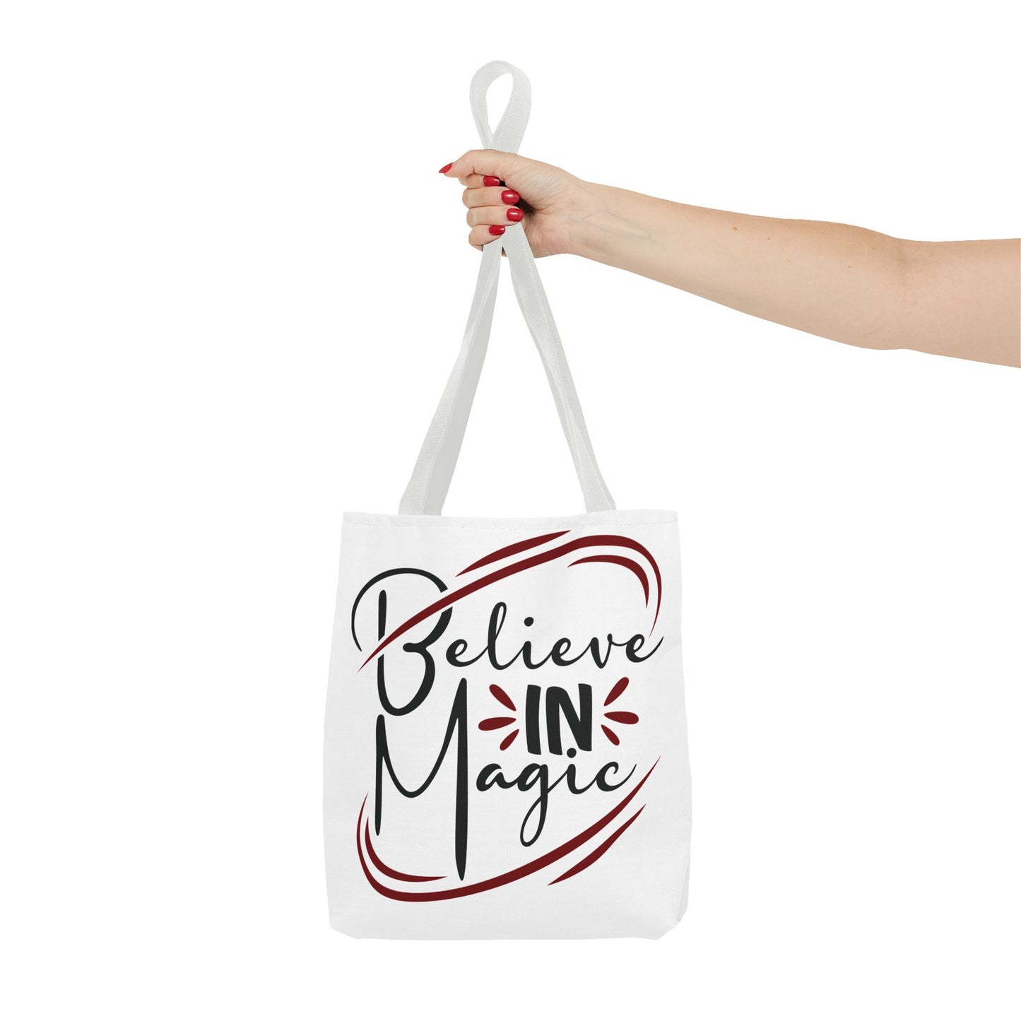 Believe in Magic Tote Bag | Inspirational Tote, Gift for Dreamers, Everyday Carry, Eco-Friendly Bag, Magic Lovers - Divine Mystic Moons