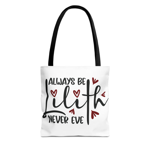 Cute Lilith Quote Tote Bag, Perfect for Gifts, Everyday Use, Shopping, or Special Occasions, Lightweight & Stylish - Divine Mystic Moons