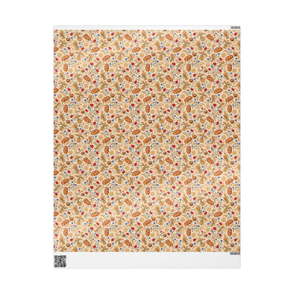 Lammas Golden Grain & Corn Dolly Wrapping Paper