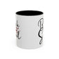 Black Like My Soul Mug – Gothic Coffee Cup, Funny Dark Humor Gift, Pink, Red, or Black Two-Tone Ceramic Mug, Alt Aesthetic Drinkware - Divine Mystic Moons