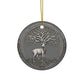 Whimsical Buck Forest Animal Tree of Life Ornaments, Nature-Inspired Holiday Decor, Perfect for Christmas, Gifts, Home Adornment - Divine Mystic Moons