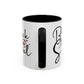 Black Like My Soul Mug – Gothic Coffee Cup, Funny Dark Humor Gift, Pink, Red, or Black Two-Tone Ceramic Mug, Alt Aesthetic Drinkware - Divine Mystic Moons