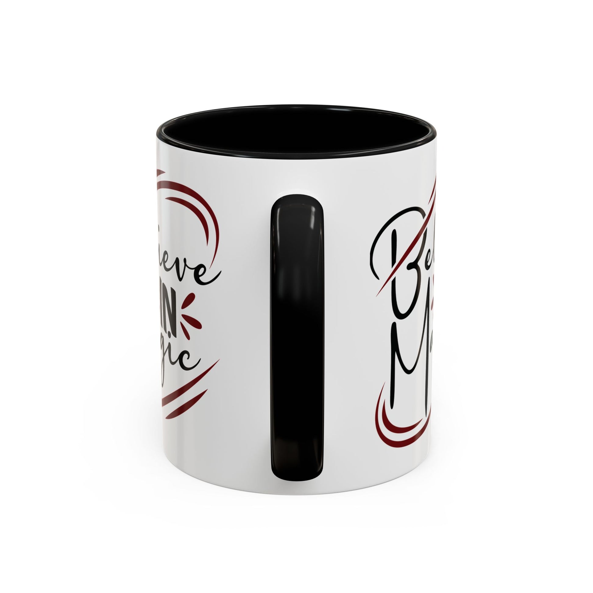 Believe in Magic Coffee Mug, Motivational Mug, Inspirational Gift, Unique Drinking Mug, Coffee Lover's Gift - Divine Mystic Moons