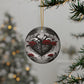 Black Beating Heart Gothic Valentine Ornament Red Roses Black Vines Anti Valentines(1pc, 3pcs, 5pcs, 10pcs) - Divine Mystic Moons