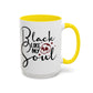 Black Like My Soul Mug – Gothic Coffee Cup, Funny Dark Humor Gift, Pink, Red, or Black Two-Tone Ceramic Mug, Alt Aesthetic Drinkware - Divine Mystic Moons