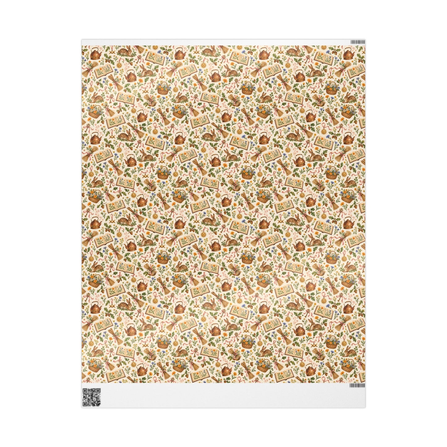 Cottage Witch Hare & Herbal Magic Wrapping Paper