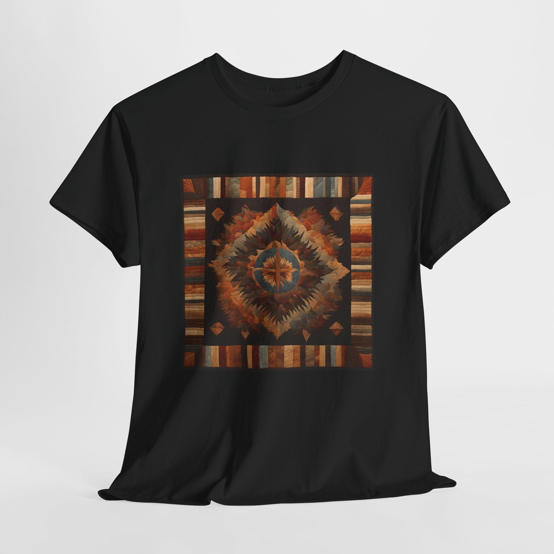 Bohemian Style Unisex Heavy Cotton Tee - Cozy Everyday Wear, Perfect for Festivals, Casual Outings, Nature Lovers, and Gift Ideas - Divine Mystic Moons