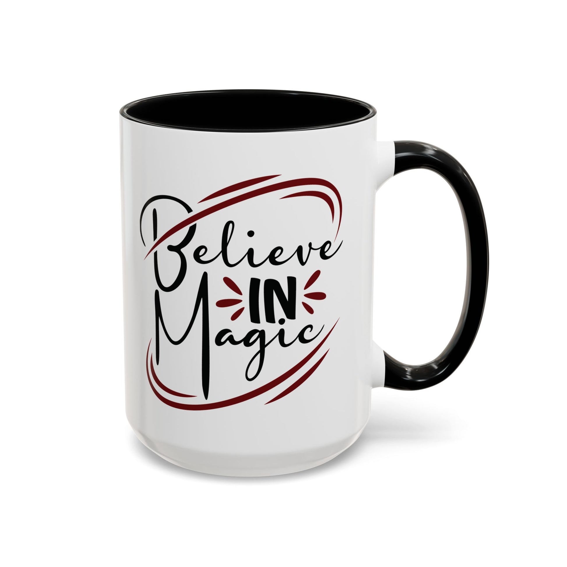 Believe in Magic Coffee Mug, Motivational Mug, Inspirational Gift, Unique Drinking Mug, Coffee Lover's Gift - Divine Mystic Moons