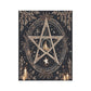 Winter Flame Pentagram Garden Flag