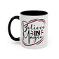Believe in Magic Coffee Mug, Motivational Mug, Inspirational Gift, Unique Drinking Mug, Coffee Lover's Gift - Divine Mystic Moons