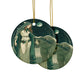 Celtic Woodland Enchantress & Bear Companion Ornament