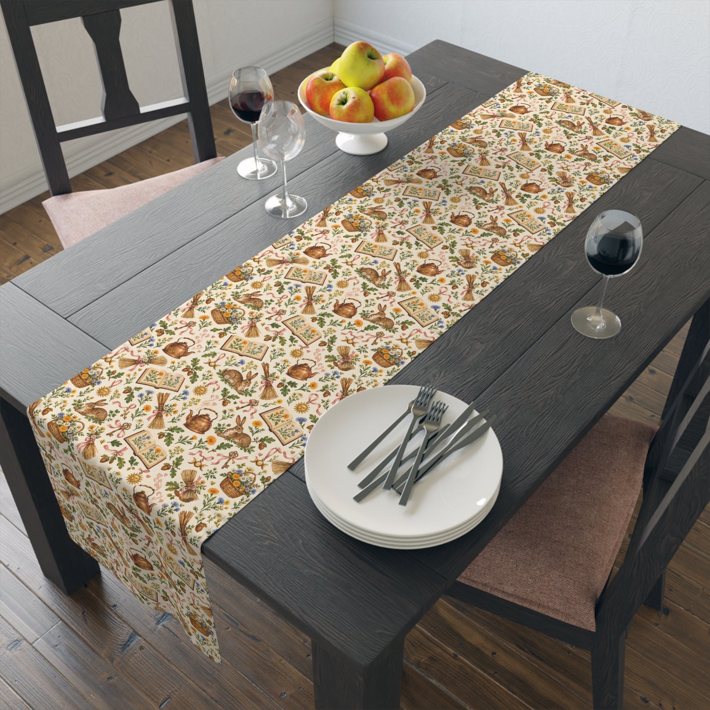 Cottage Witch Garden Table Runner