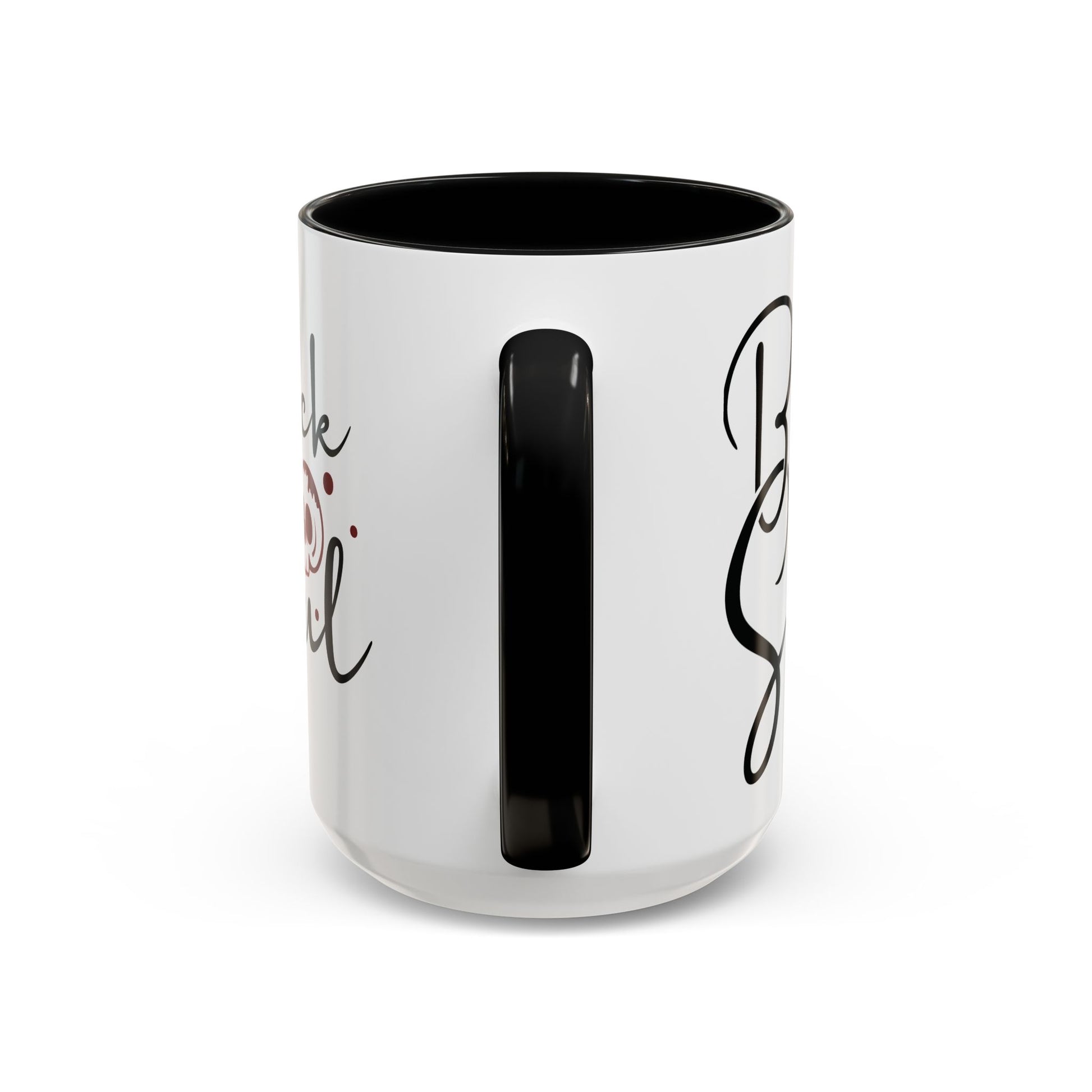 Black Like My Soul Mug – Gothic Coffee Cup, Funny Dark Humor Gift, Pink, Red, or Black Two-Tone Ceramic Mug, Alt Aesthetic Drinkware - Divine Mystic Moons
