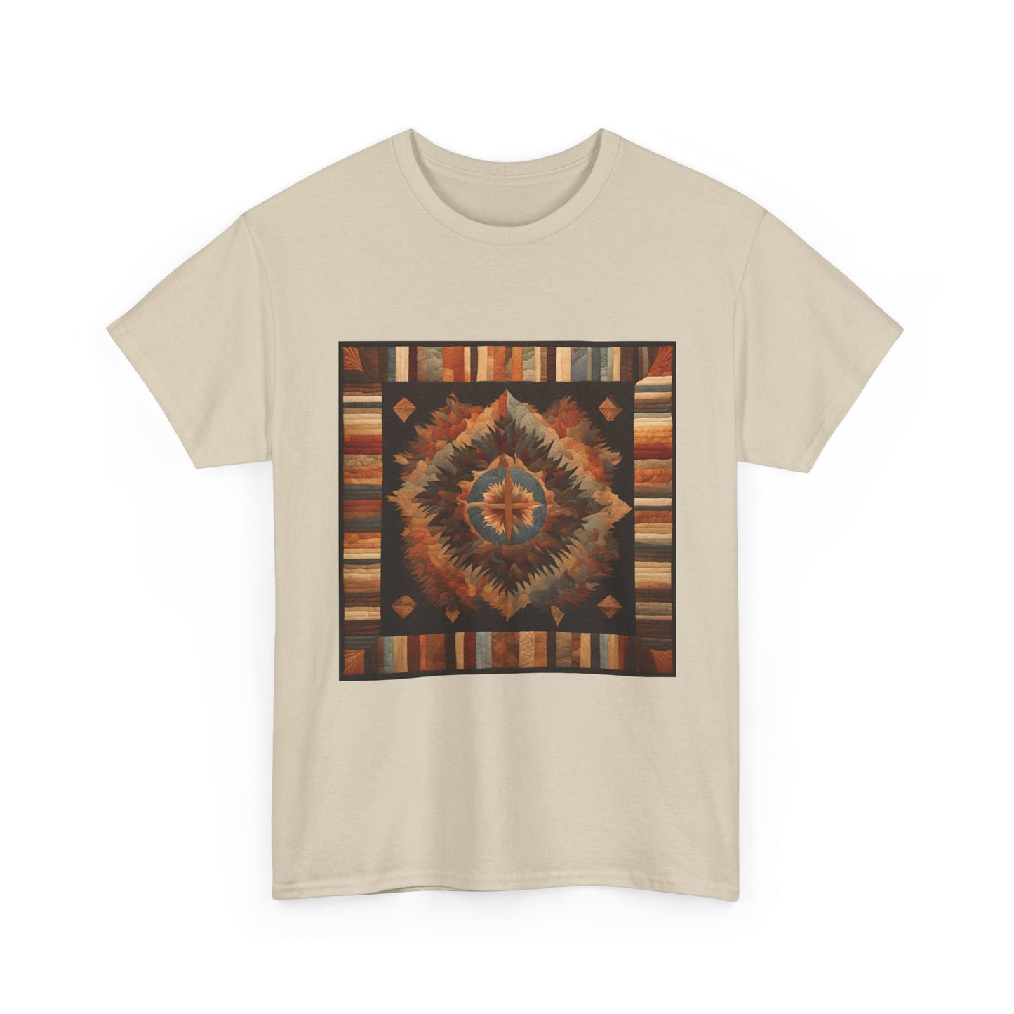 Bohemian Style Unisex Heavy Cotton Tee - Cozy Everyday Wear, Perfect for Festivals, Casual Outings, Nature Lovers, and Gift Ideas - Divine Mystic Moons