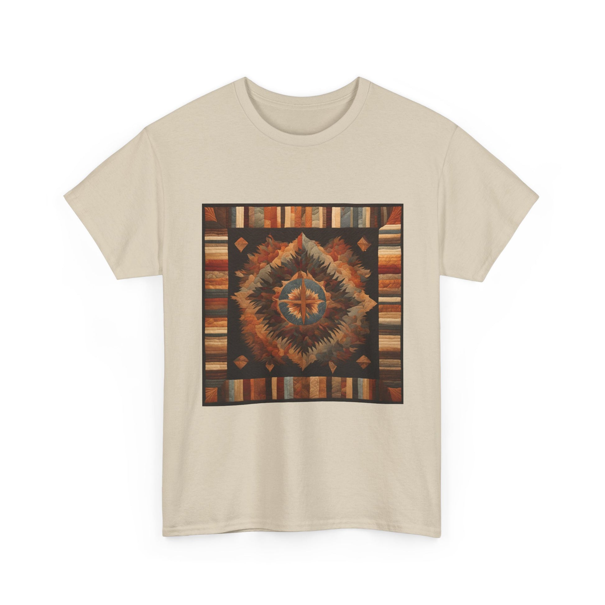 Bohemian Style Unisex Heavy Cotton Tee - Cozy Everyday Wear, Perfect for Festivals, Casual Outings, Nature Lovers, and Gift Ideas - Divine Mystic Moons