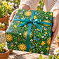 Ostara Golden Sun & Spring Meadow Wrapping Paper
