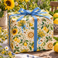 Litha Sunflower & Solstice Wheel Wrapping Paper