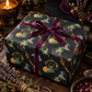 Midnight Witch Hat & Cauldron Wrapping Paper