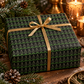 Botanical Yule Tree Wrapping Paper