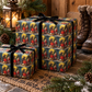Krampus & Santa Winter Folklore Wrapping Paper