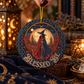 Blessed Be Moonlit Witch Ornament