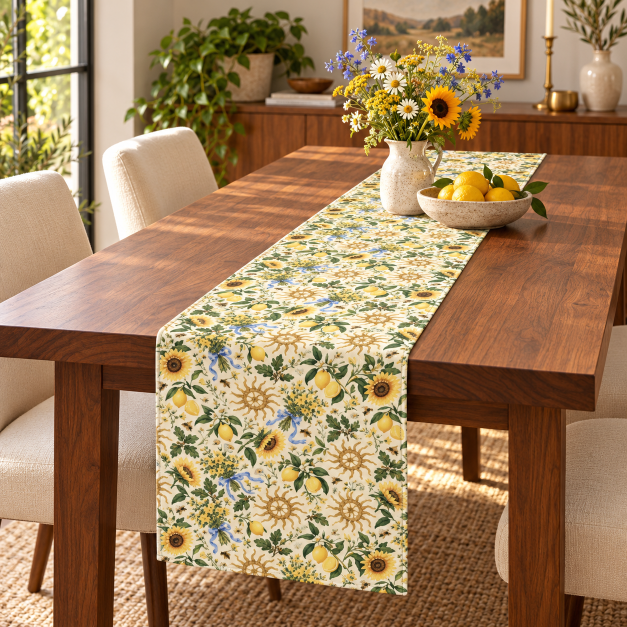 Sunshine & Sunflowers Table Runner