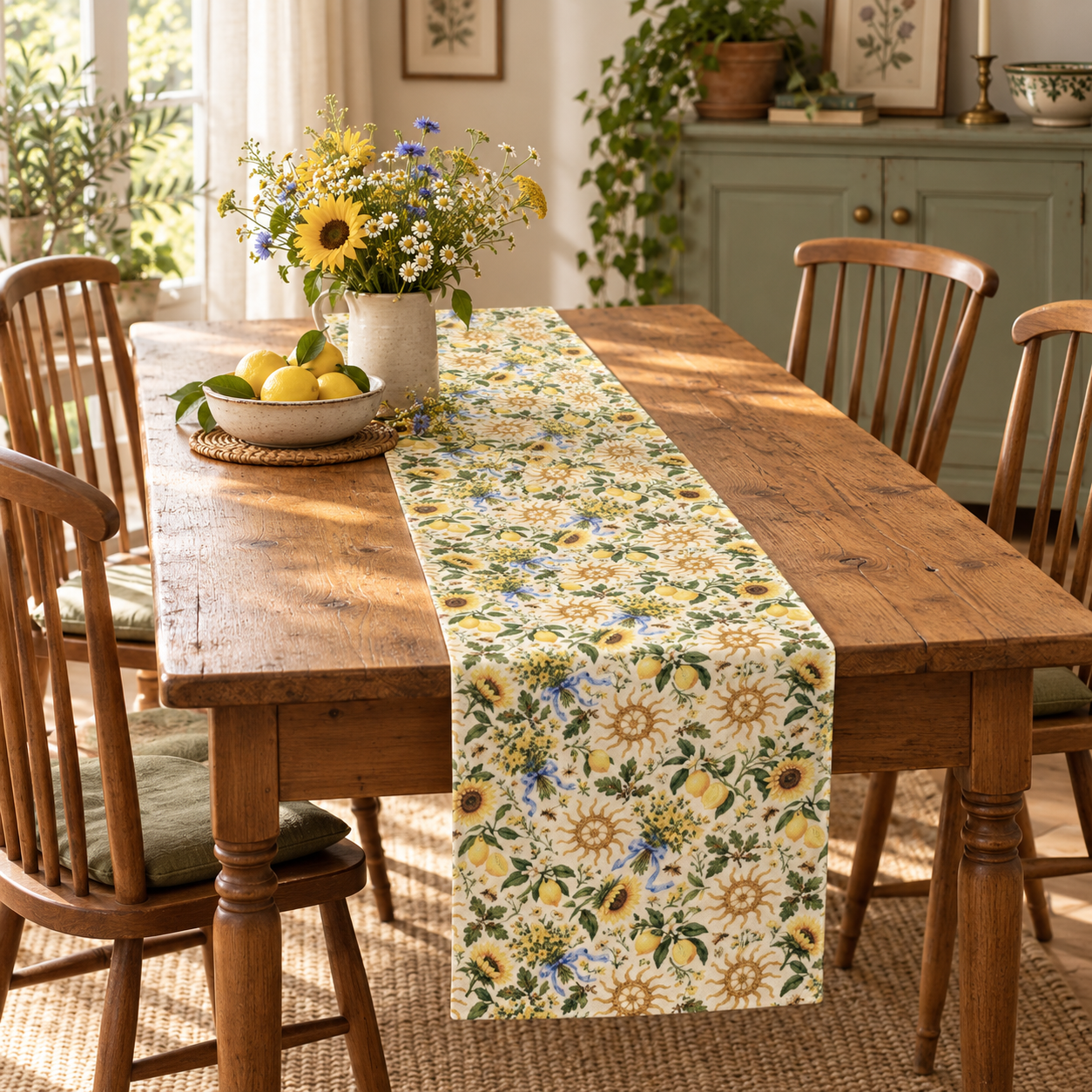 Sunshine & Sunflowers Table Runner