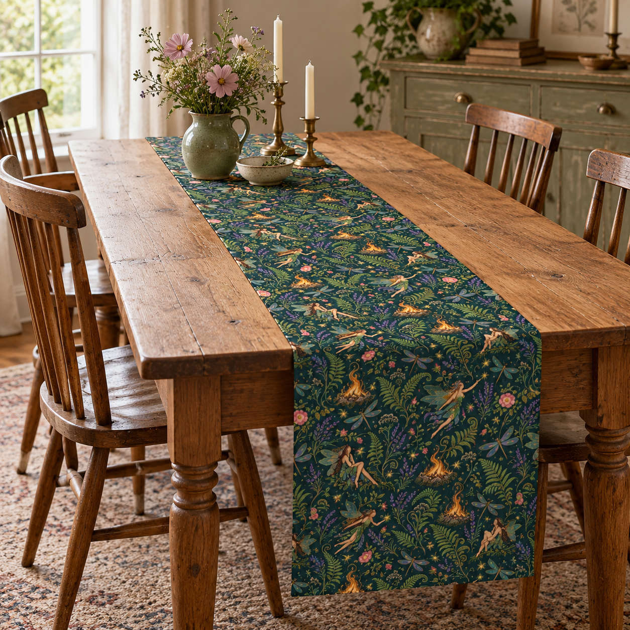 Enchanted Fairy Table Runner