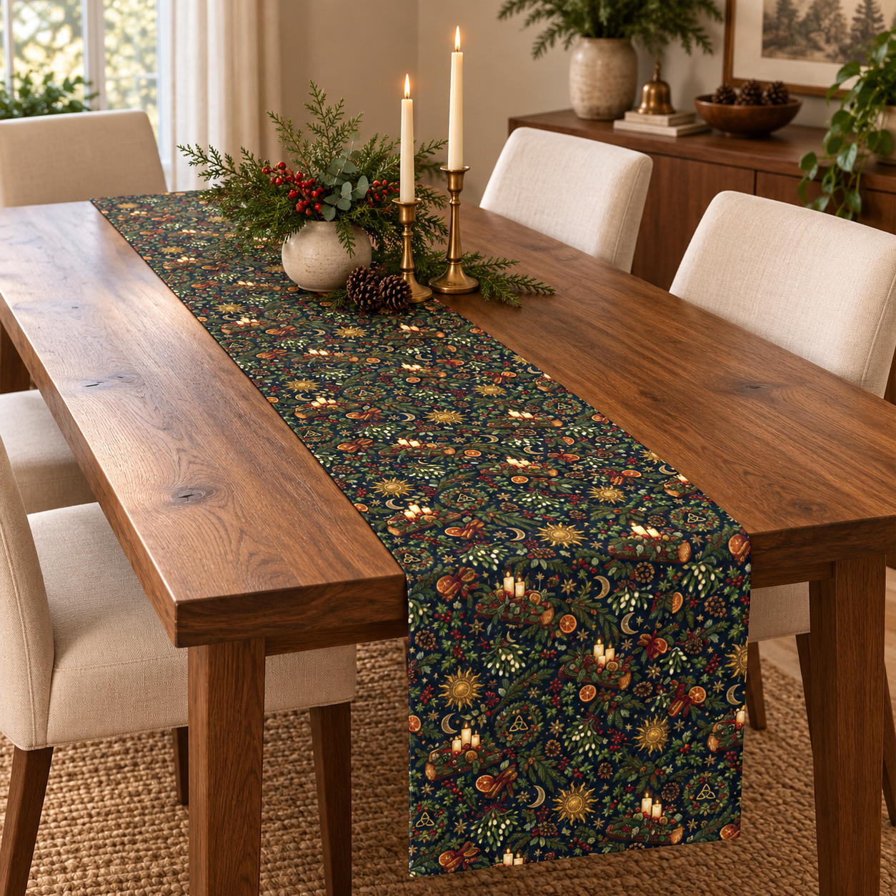 Yule Hearth Table Runner
