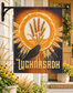 Golden Wheat Lughnasadh Garden Flag