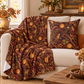 Lughnasadh Harvest Mouse Faux Suede Pillow – Blackberry & Moon Pagan Decor