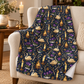 Imbolc Swan & Crocus Velveteen Plush Blanket – Lightweight Candlelit Pagan Throw - Divine Mystic Moons