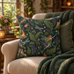 Beltane Fairy & Dragonfly Faux Suede Pillow | Enchanted Woodland Pagan Decor