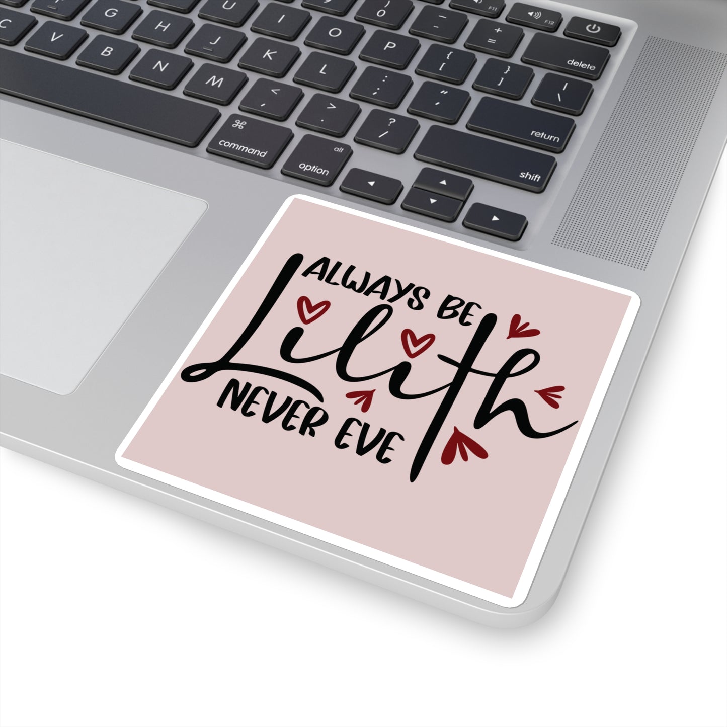 Always Be Lilith Never Eve Sticker – Feminist Witch Vinyl Sticker, Dark Divine Feminine Quote, Empowerment Decal for Laptop or Journal - Divine Mystic Moons