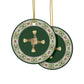 Brigid’s Cross & Celtic Knotwork Imbolc Ornament