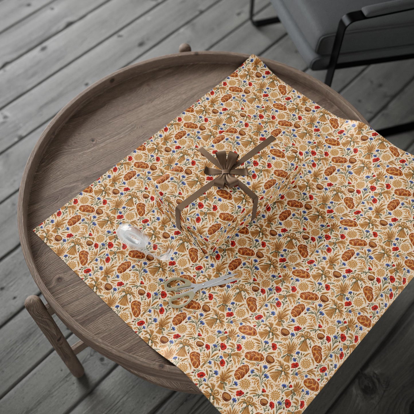 Lammas Golden Grain & Corn Dolly Wrapping Paper