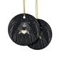 Enchanting Gothic Ceramic Ornaments Perfect for Halloween Decor, Tree Beautification, Unique Gifts, Occult Celebrations, Set of 1/3/5/10 - Divine Mystic Moons