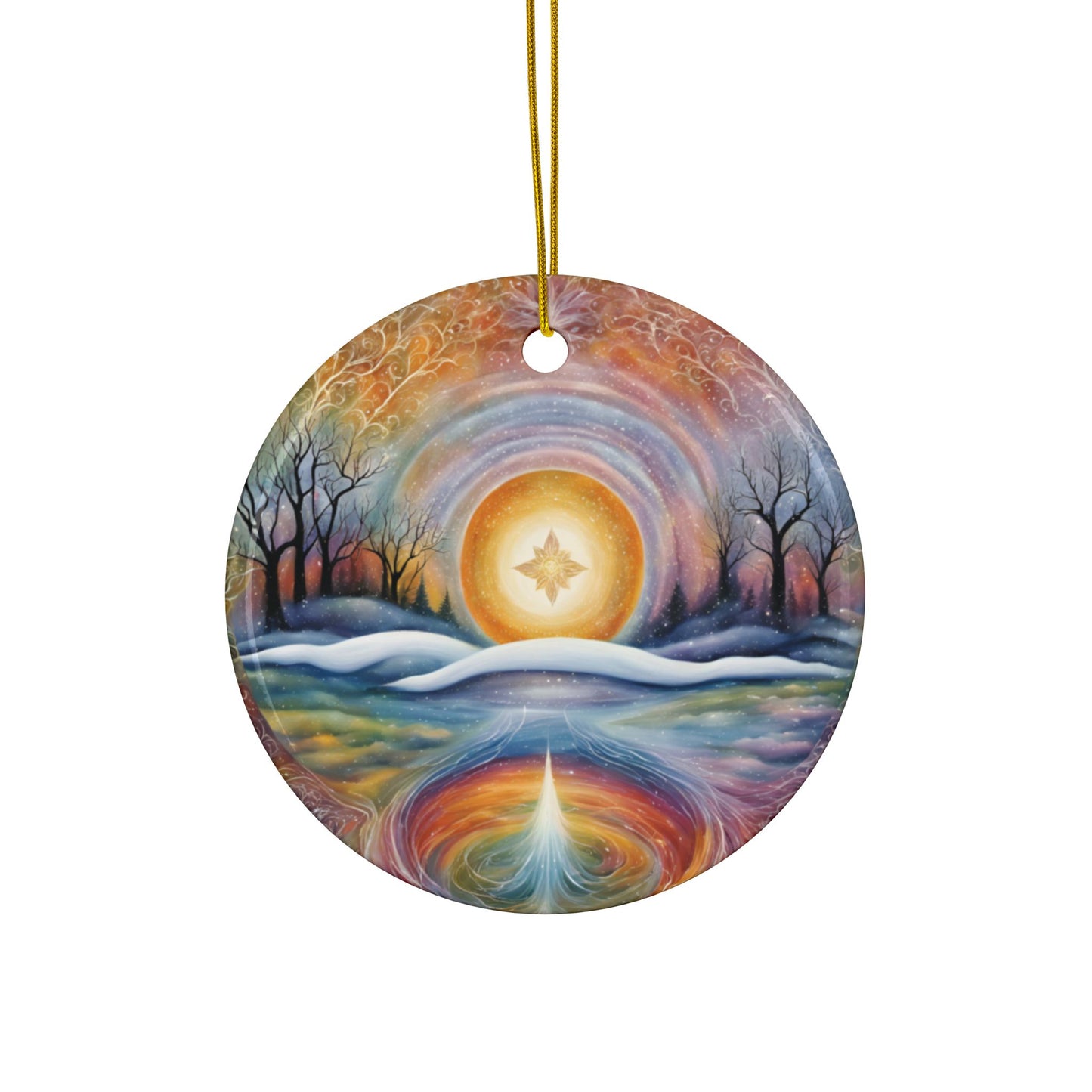 Returning Light Rainbow Winter Solstice Ornament